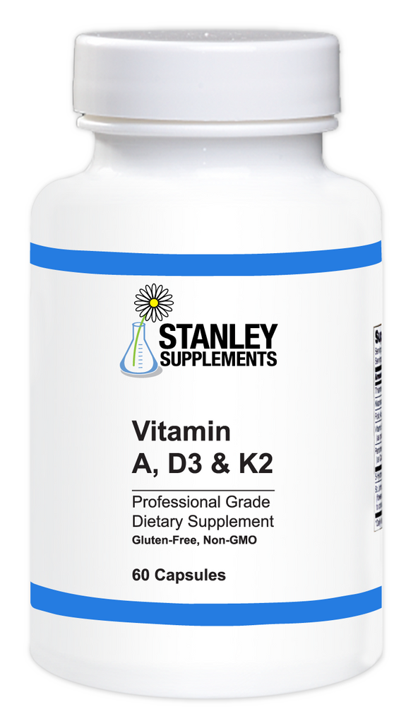 Vitamin A, D3, & K2 (60 capsules)